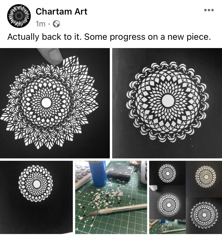 ChartamArt's tweet photo. Some progress on a new piece. https://t.co/2Yb5qK6xJL