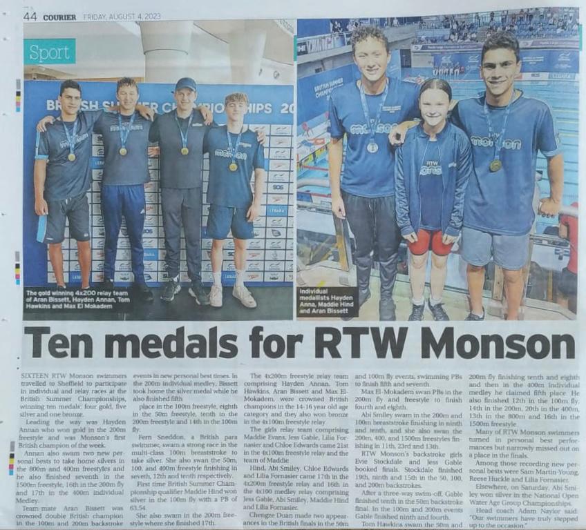 Proud of all <a href="/RTWMonsonSC/">RTW Monson SC</a> who competed <a href="/PondsForge/">PondsForge Sheffield</a> at British Summer Championships in July
#britishswimming