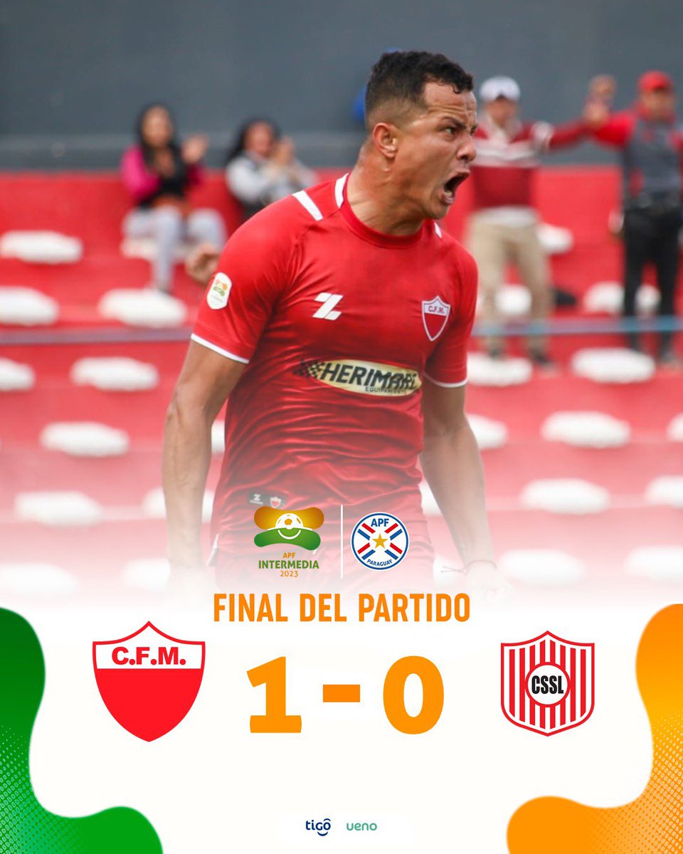 IntermediaAPF's tweet photo. 🗣️ ¡Final del partido! 

➡️ #FdoDeLaMora 1
➡️ #SanLorenzo 0

🗓️ Fecha 21

#IntermediaAPF 🟠🟢 https://t.co/2mMMbzgBYH