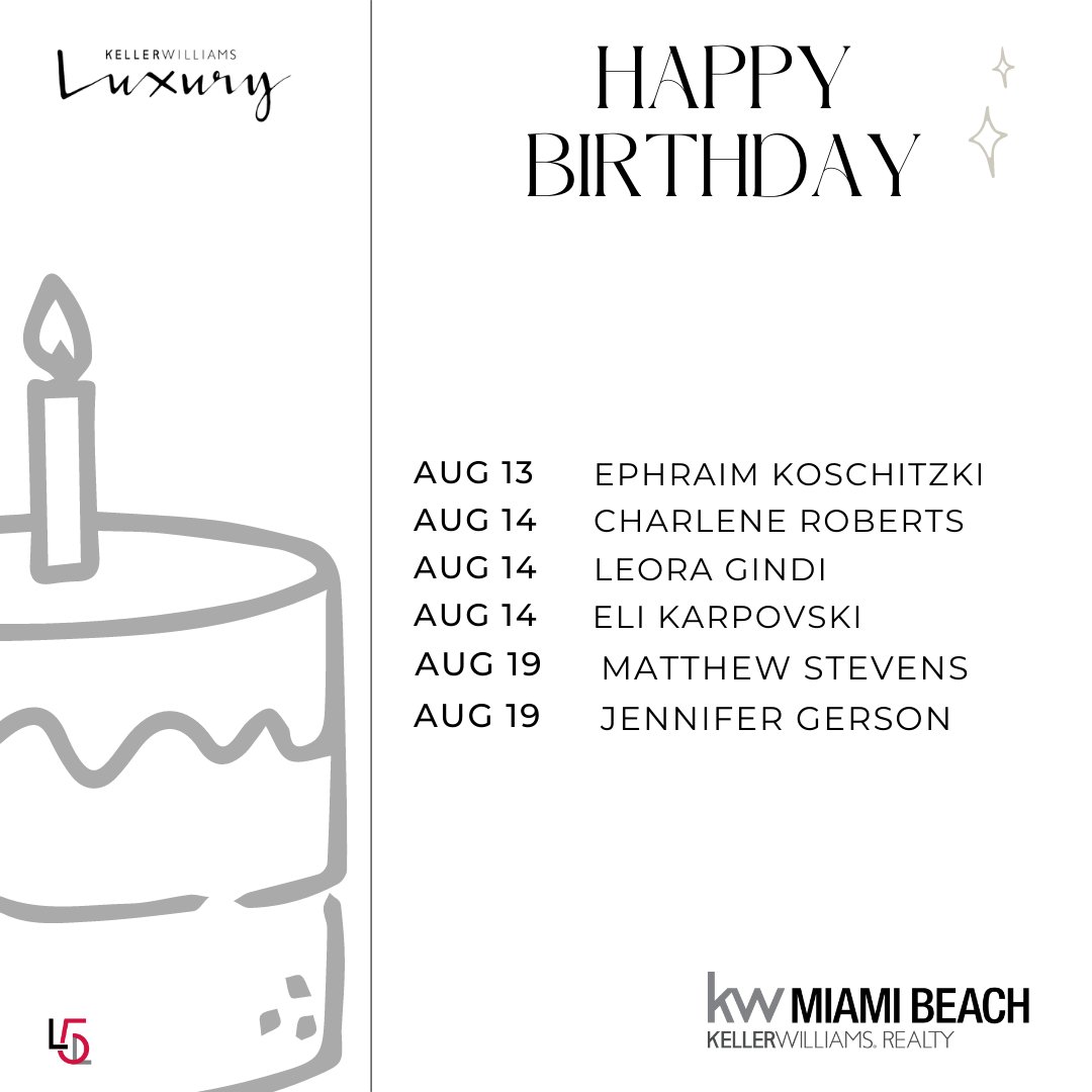 KellerMiami's tweet photo. Happy birthday week 🎈
Wishing you an abundant year! 🚀 https://t.co/VNoMaGKDxP