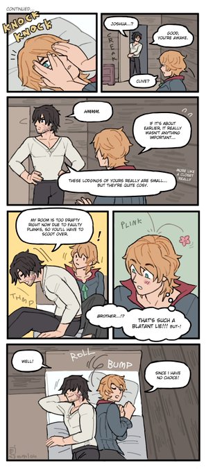 FFXVI Clive can be dense at times but his keen big brother senses absolutely picked up on what Joshua wanted ⭐