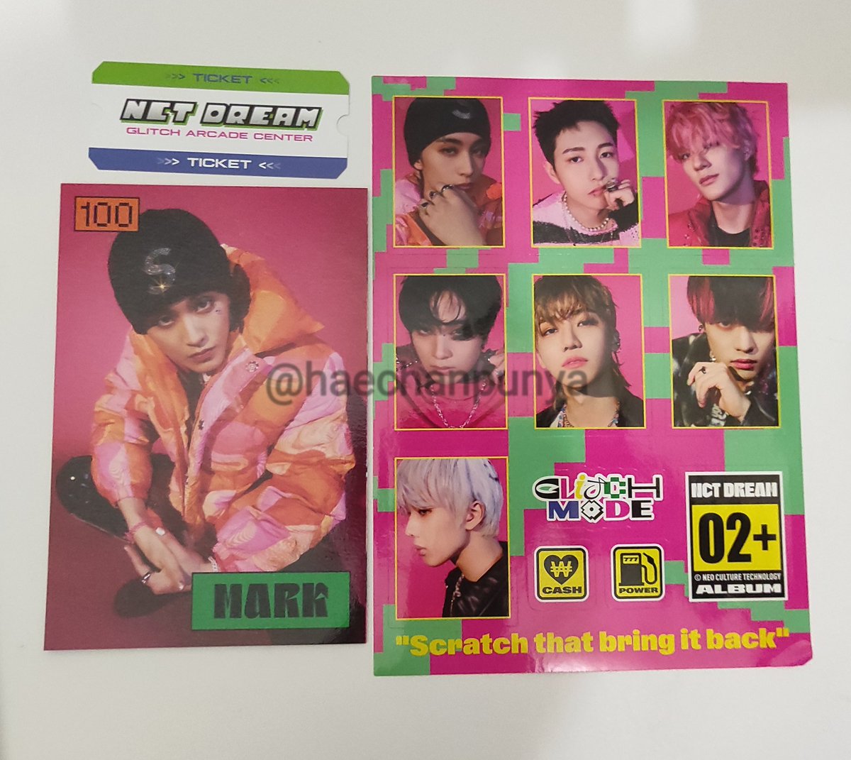 Leejaeenoo's tweet photo. wts // want to sell

album only glitch mode nct dream scratch ver
60k

✅ poster
✅ postcard set
✅ sticker
✅ special ticket
❌ photocard

📍 jabar
t. wts wtt wtb album nct dream glitch mode scratch ver mark jeno haechan jaemin renjun chenle jisung https://t.co/U0rXXdH1I1