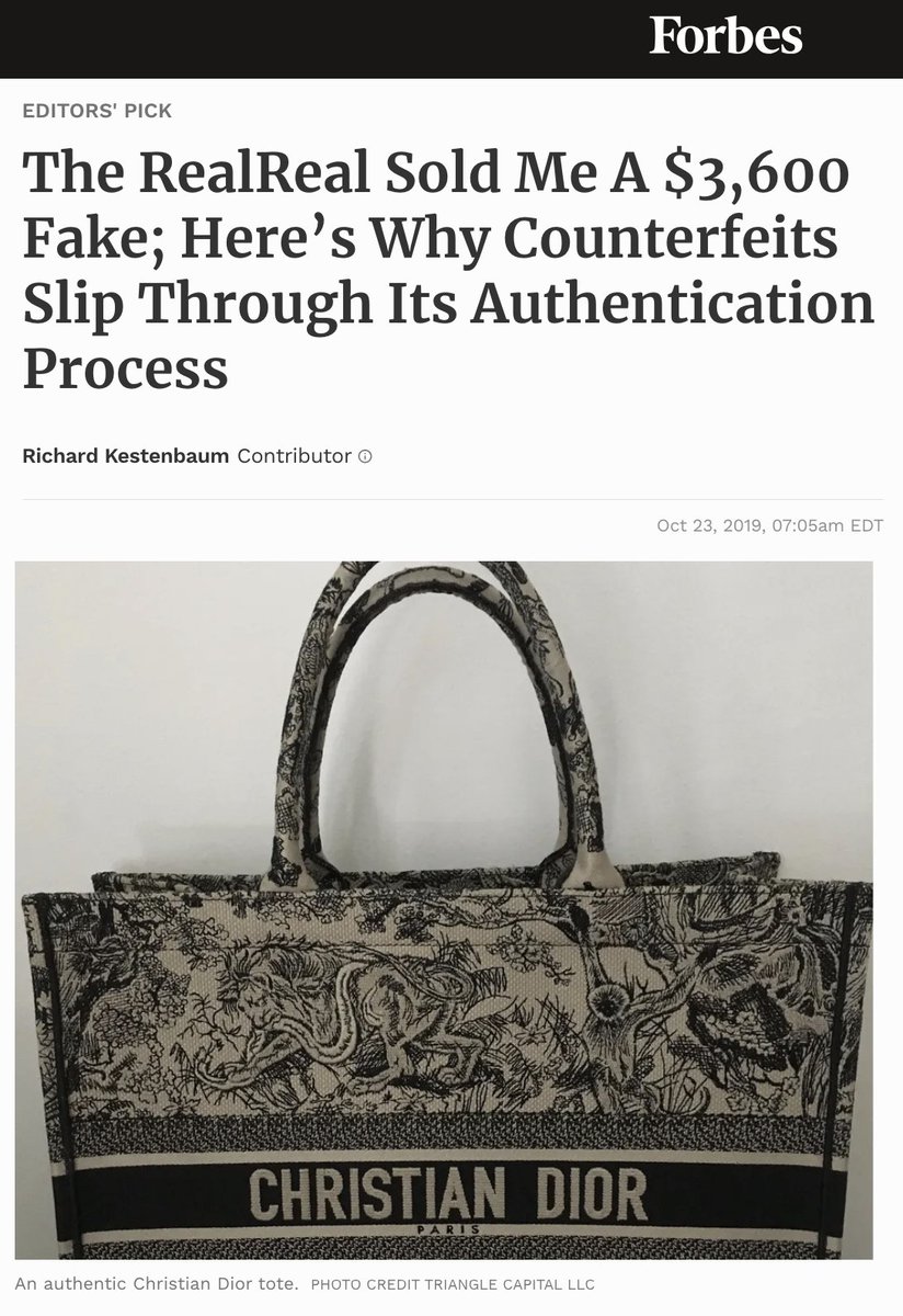 The RealReal Sold Me A $3,600 Fake; Here's Why Counterfeits Slip