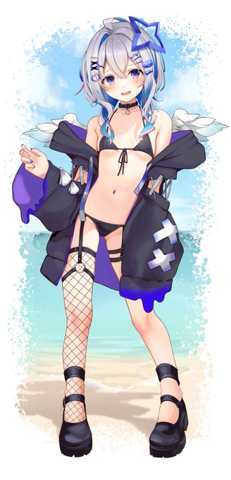 新衣装×水着かなたん
#かなたーと