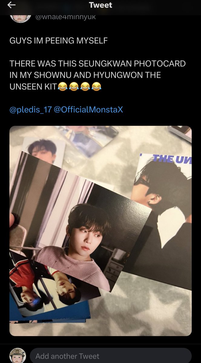 whale4minhyuk's tweet photo. So we already got Key and Seungkwan joining Shownu and Hyungwons unit now😂😂

Who’s next? https://t.co/wAwpcNiyks