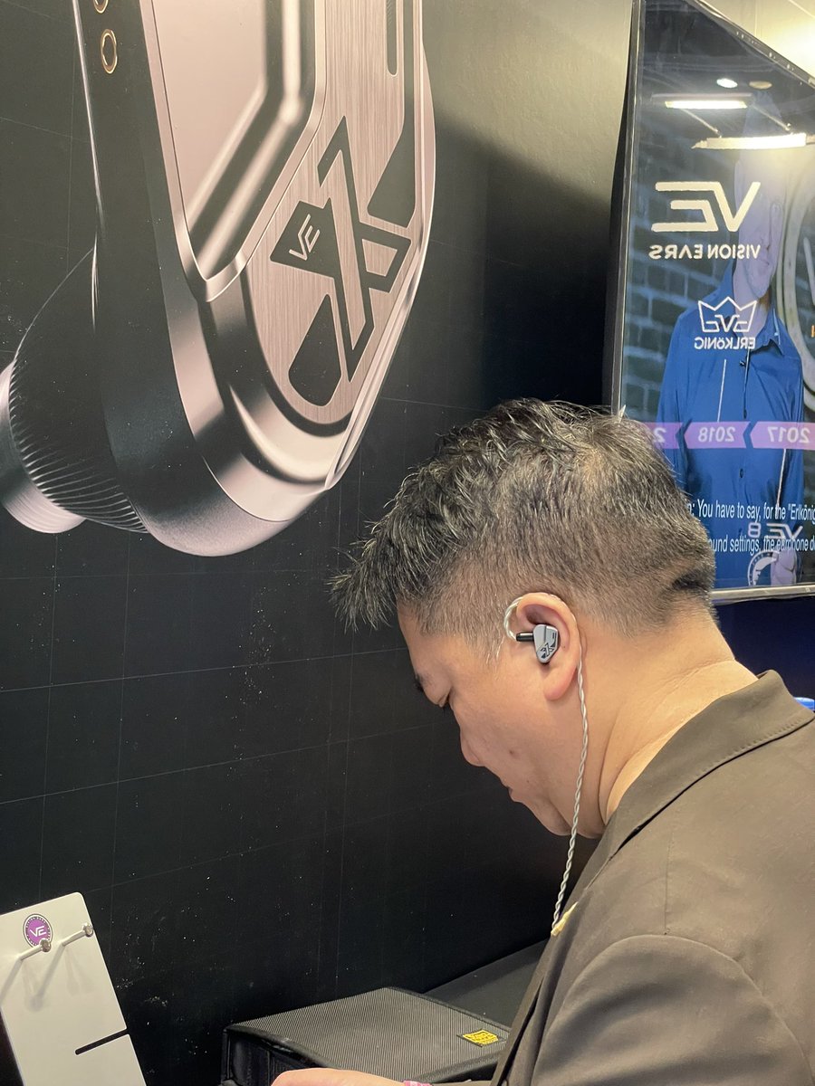 VisionEars_de's tweet photo. HKAV Show testing ended with a great success - thanks to all visitors! Next stop is London, Beijing, California, Shenzhen, Taipei and Tokyo. Stay tuned! #ve #visionears #perfection #inearmonitoring #inearmonitor #inear #custominears #customs #ciem #handcrafted #madeingermany 🇩🇪 https://t.co/r3IwQdlAAx