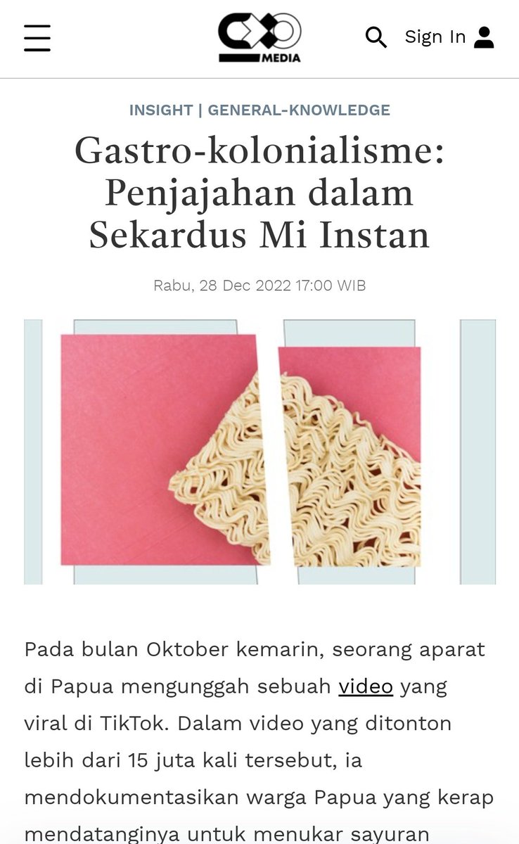 <a href="/detikcom/">detikcom</a> Gastro kolonialisme merupakan suatu bentuk diskriminasi dan pelanggaran hak masyarakat lokal, di mana makanan dan budaya kuliner dari luar akhirnya diadopsi oleh warga setempat.