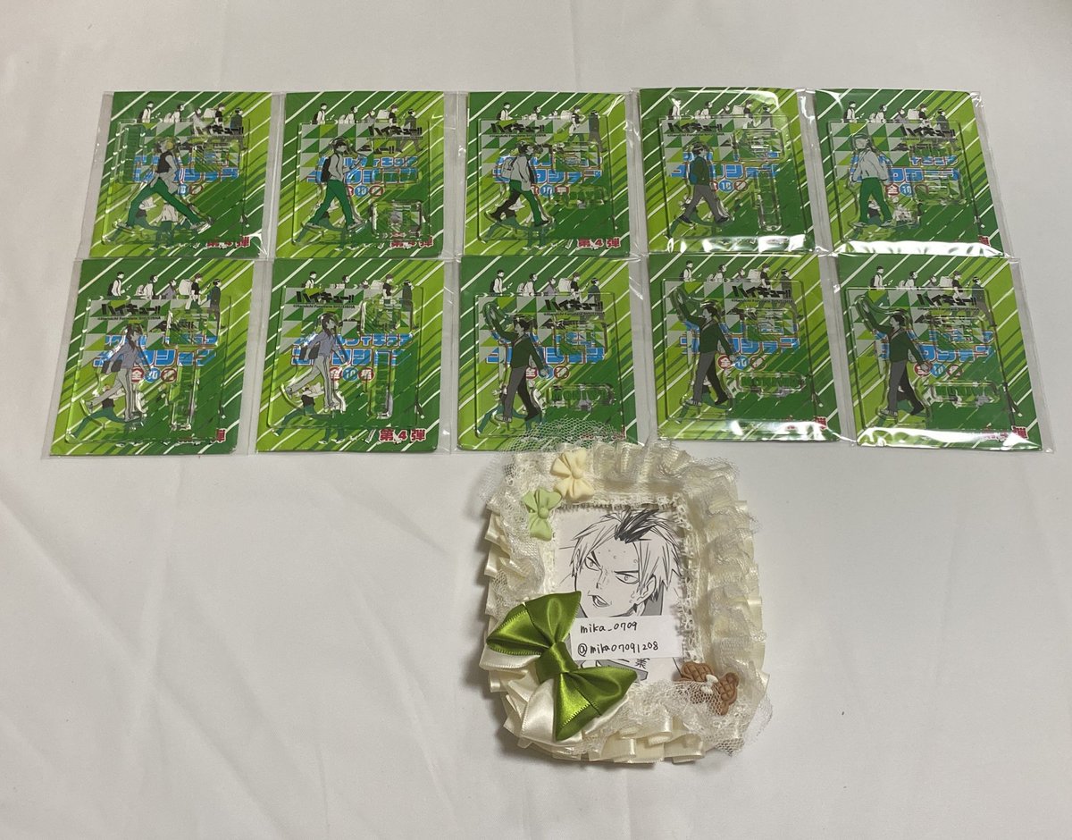 ｢ハイキュー 交換 譲渡｣
求⇒同異種 黄金川くん or定価（880円）+送料（+手数料）

譲⇒青根 作並 鎌先 茂庭3 笹谷 小原 滑津2

※プロフ一読をお願い致します。

検索からでもお声がけ下さい。

#ハイキュー交換 #ハイキュー譲渡 #伊達工アクリルフィギュアコレクション #黄金川