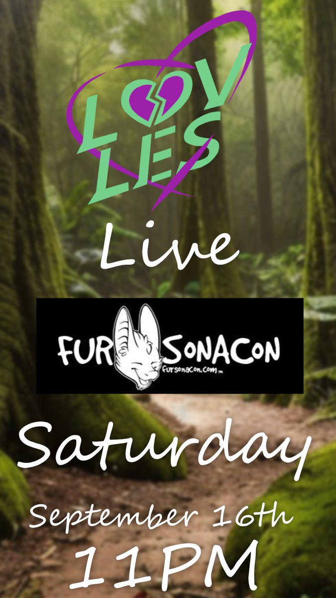 Super hyped to announce this, but im playing @FursonaCon on Saturday night 11 pm, can't wait to see you on the dance floor. The set gonna be a lot of dancing and singing!