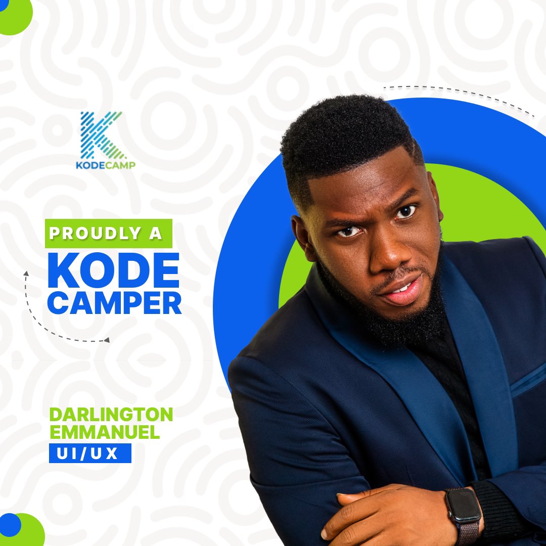 Hi there,
I'm a beneficiary of Kodecamp Cohort 3.0 scholarship
Embarking on this Kodecamp adventure has proven to be a Thrilling journey. I’m on the UI/UX training track and this is our first design task.