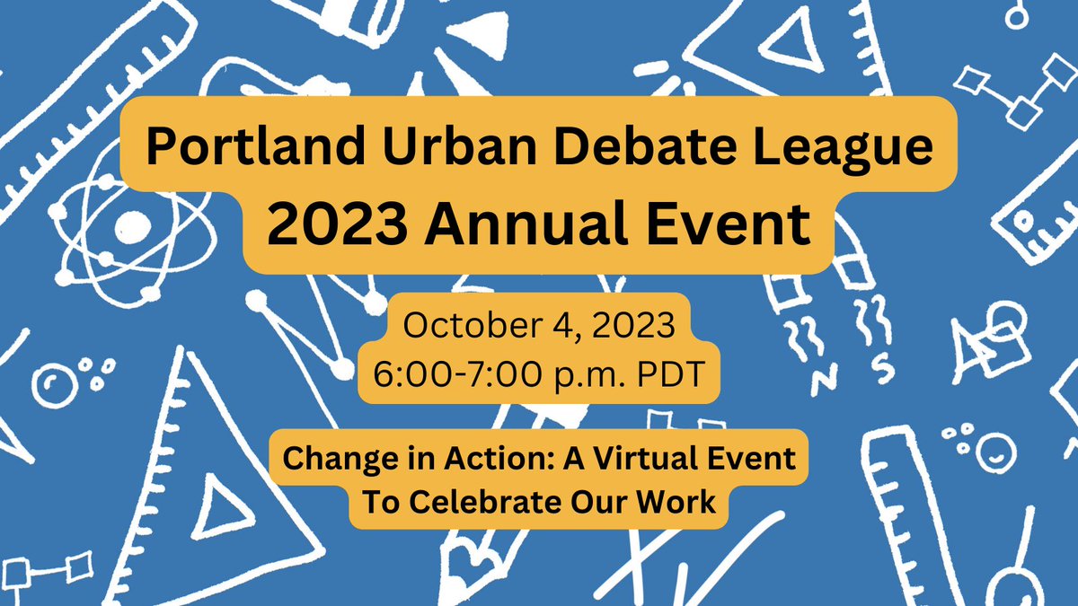 Portland Urban Debate League tweet media