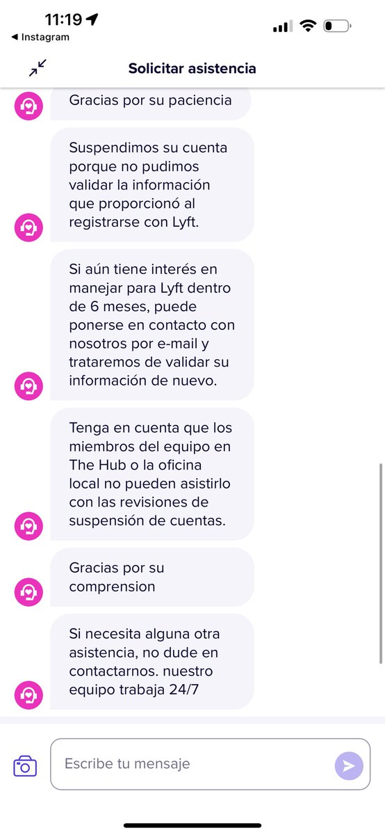 felixvalver's tweet photo. @lyft desactivan la cuenta as no mas ? Sin dar alguna otra opción ? https://t.co/KGUgwG0kNP