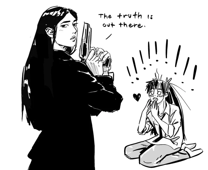 I want to believe! 👽 wangxian xfiles au  I wonder what wwx had to bribe lwj with to make him say that 🤔