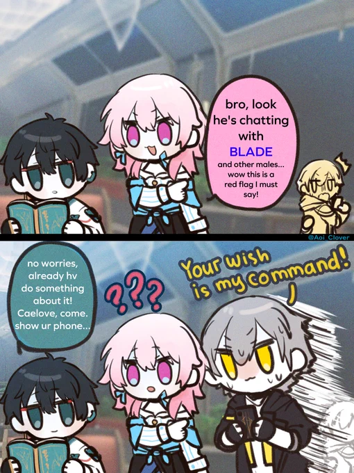 Chatting with Blade~ lol
#HonkaiStarRail 
