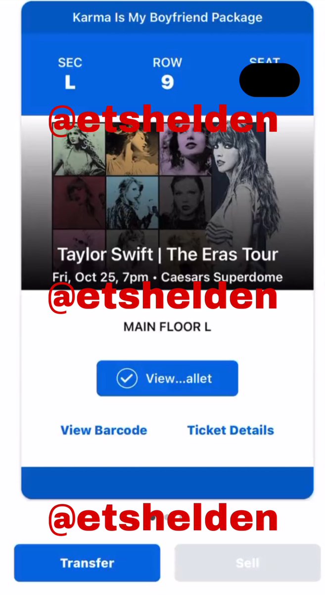 Eras Tour Resell tweet media