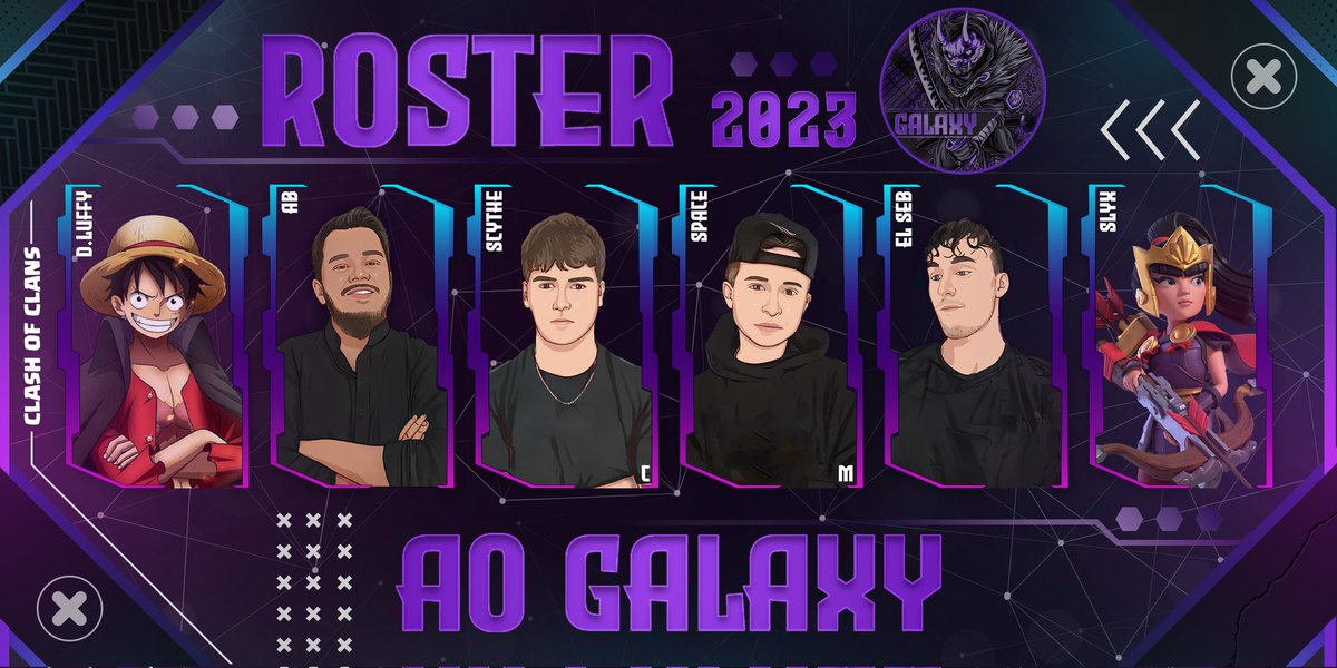 REVgalaxylol's tweet photo. 🌌 Introducing AO Galaxy 🌌

@SpacedOutlol (Manager)
@Scythe_10 (Captain)
@SlyxCoC 
@AB_coc 
@seb_cho9 
@_mystery_D_ 

Our official roster to end 2023. We will see you soon. ❤️🌌

@AO_eSports_Org https://t.co/e5lrmNOpnH
