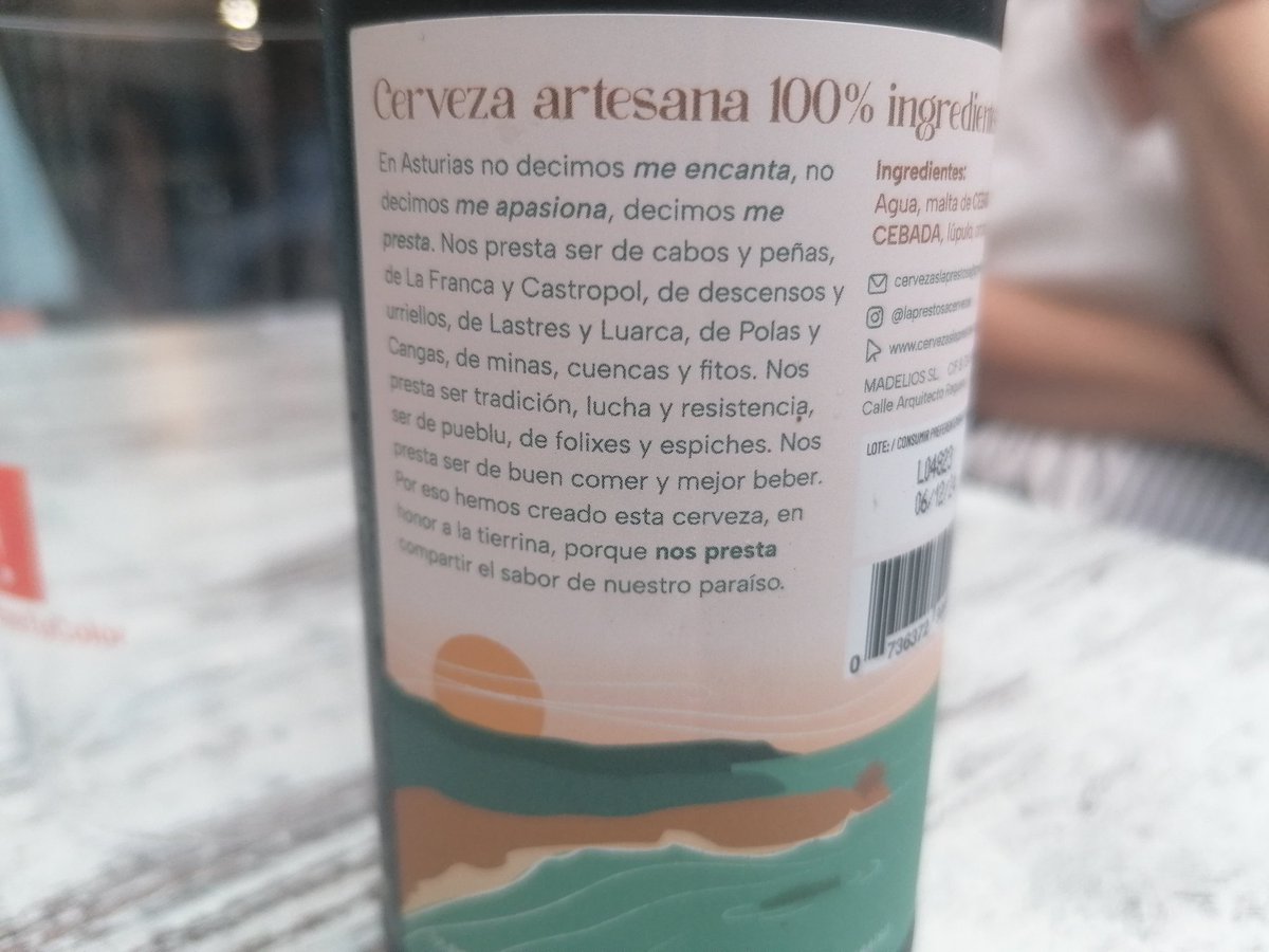 GuarniGastro's tweet photo. Una nueva cerveza que estamos intentando introducir en nuestra carta: a ver qué os parece. Asturiana, artesana y con ortigas. https://t.co/LGXtFaX6Yt