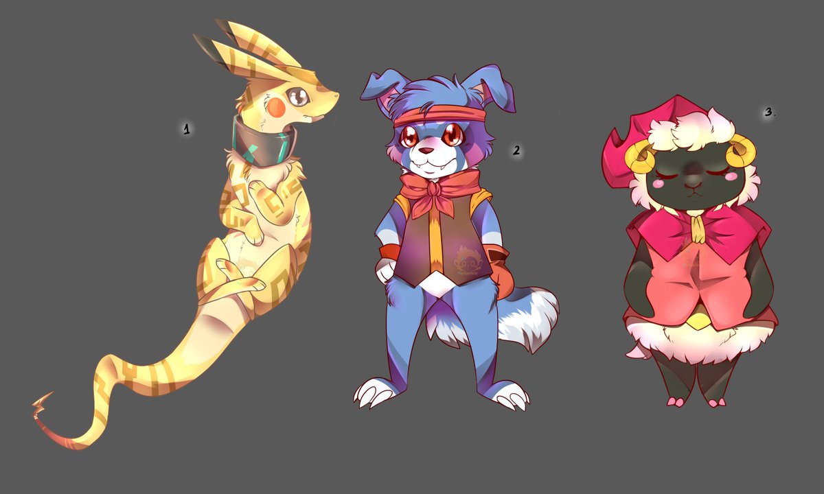 pikachim221's tweet photo. 1. #pikachu #kudamon - Taken
2. #Gaomon #arpgstyle - OPEN
3. #Pillowmon #arpgstyle - OPEN
27$ each OPEN paypal #digipoke #hybrids #commissionsopen #adoptables #designs #watch #paypal #open #digimon #adopts #digifake #fake #pokemon #pocket #fusions #fuzemon #fakedesign https://t.co/NyCUkwkjjf