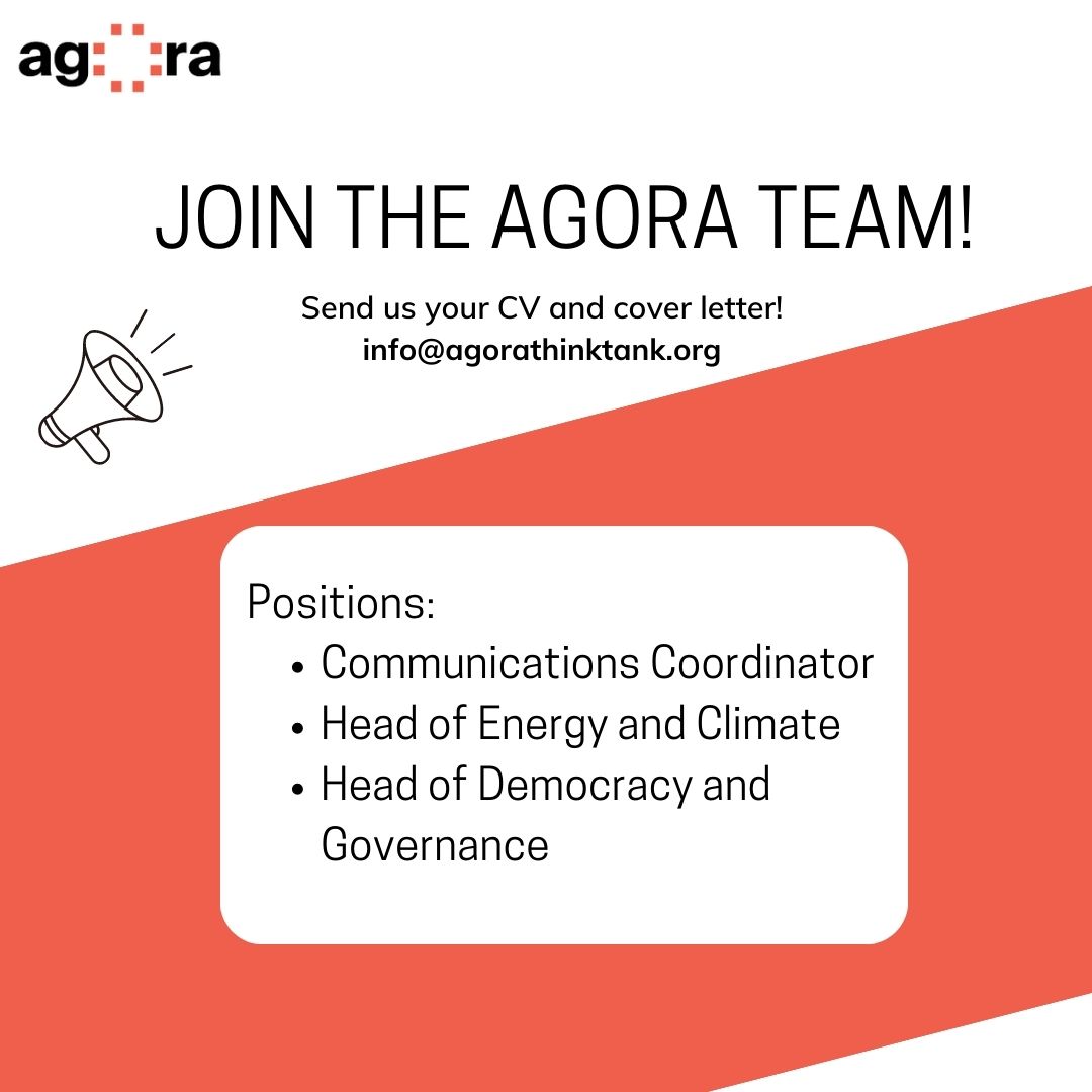 Looking to get some experience at a foreign policy think tank that you can undertake alongside your work or studies? Apply for one of our vacant positions now! More info available on our website 👇

agorathinktank.org/contact/join-s…