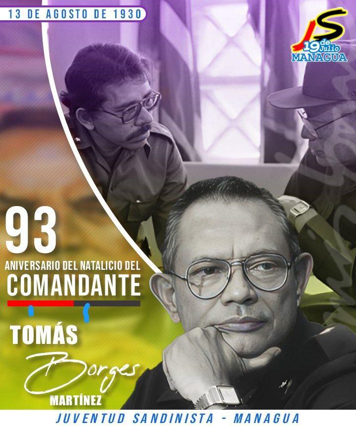 AlexMay38493702's tweet photo. #Nicaragua Hoy Se Conmemora el 93 Aniversario del Natalicio de nuestra Comandante Tomas Borge, fundador del glorioso frente sandinista de liberación nacional #TomasBorge93 https://t.co/36s6IJ3HyZ