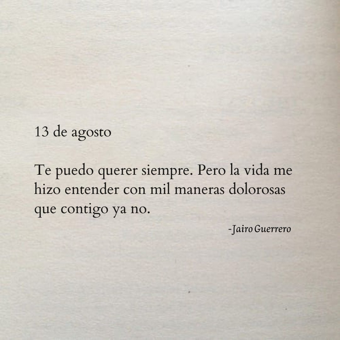 13 de agosto. ✍🏼
