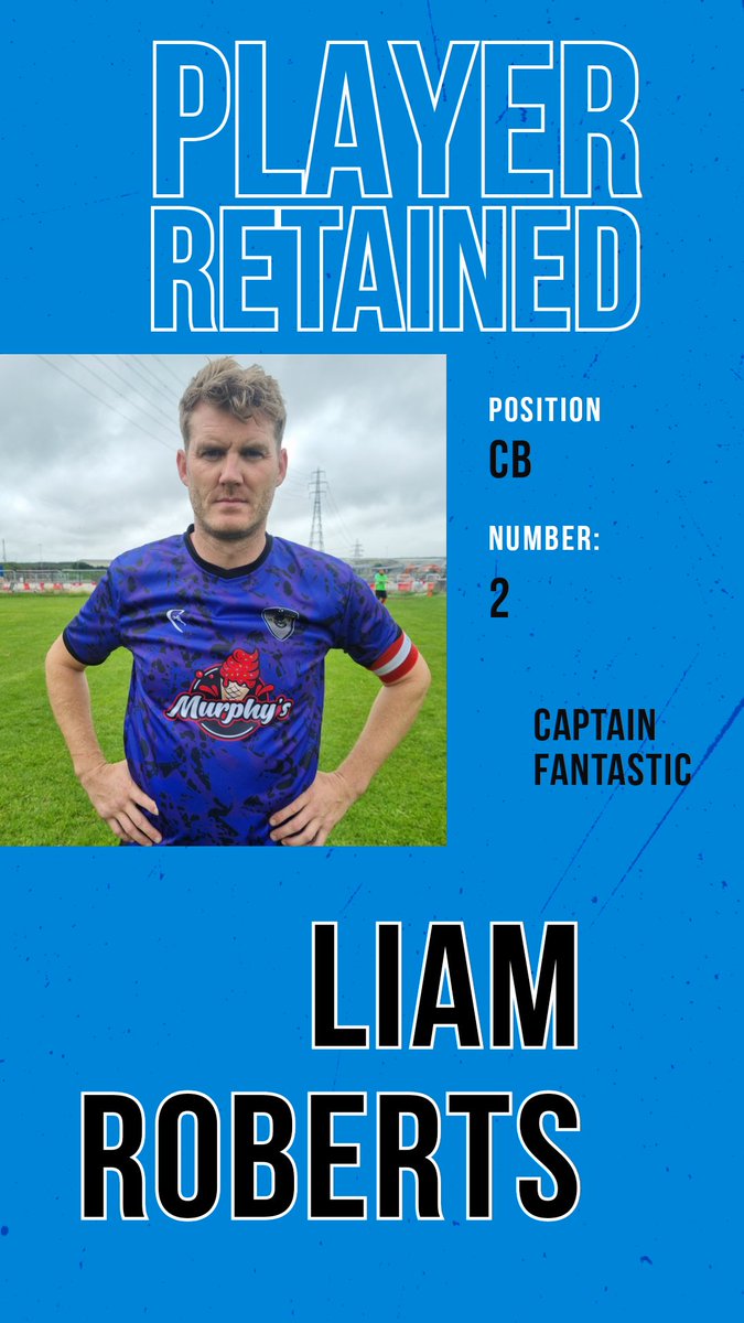 First player of our retained list for season 23/24 is club captain liam roberts