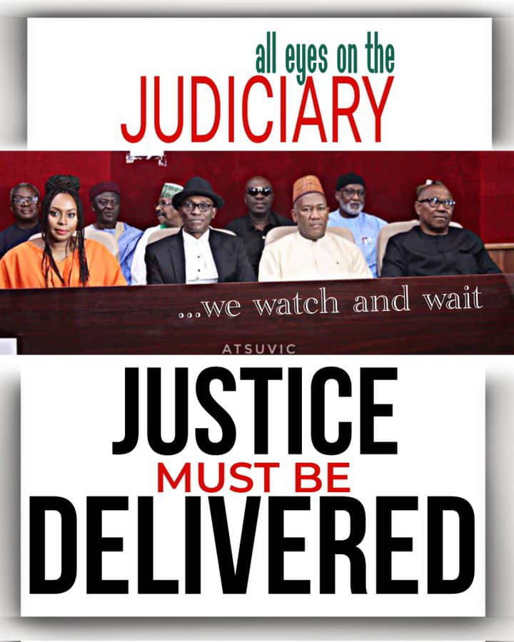 #AllEyesOnTheJudiciary #AllEyesOnJusticeTsammani #AllEyesOnMe #Allan #ObidientBusiness #Obidient #obikin #obi