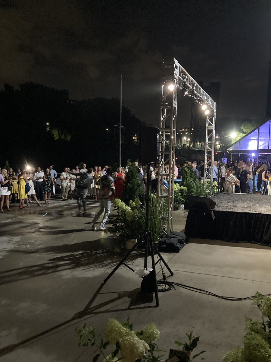 Ohioferry's tweet photo. Friday night @Foundry216 and @PrayerfromMaria everyone had a great night. Foundry was all dressed up! https://t.co/EcmrsdpejE
