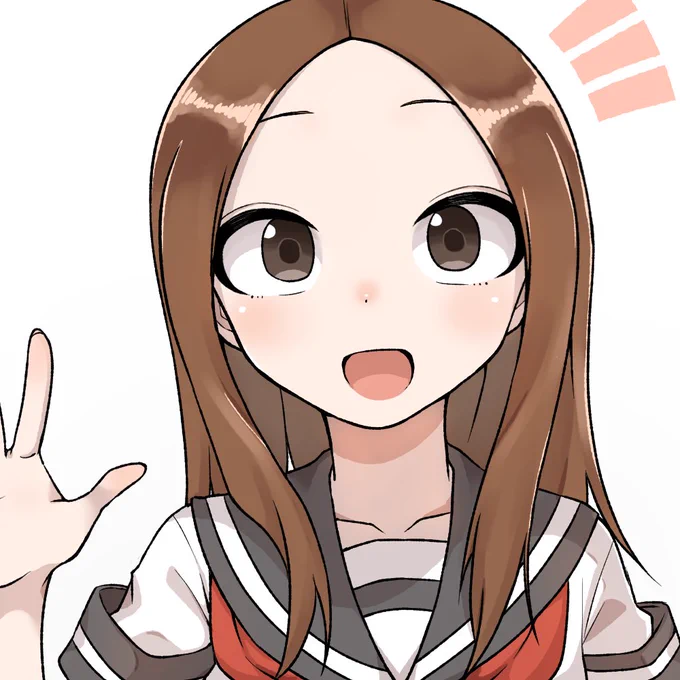 自分で描いた中で好きな高木さん4枚  #高木さんめ #からかい上手の高木さん