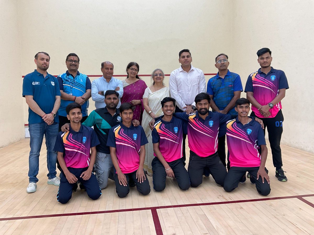 SchoolGyanshree's tweet photo. Gyanshree School,Noida hosted an Inter-School Squash Tournament on 12th and 13th August 2023. 27 prestigious schools from across India participated in the tournament.Trophies were given to the winners of the team events in the Under 9, Under 11, Under 13 and Under 15 categories https://t.co/iB3qTk8KDq