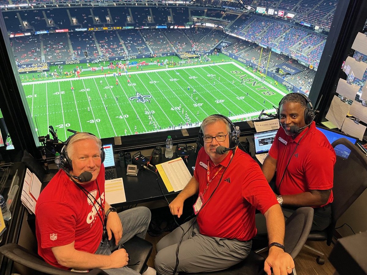 dahughesguy83's tweet photo. #Chiefs Preseason Pregame Show with my guys @joshklingler
&amp; @danisraelkc!
Just under 20mins til Kickoff! Let's Go!!! https://t.co/Xzjx7Sqee2