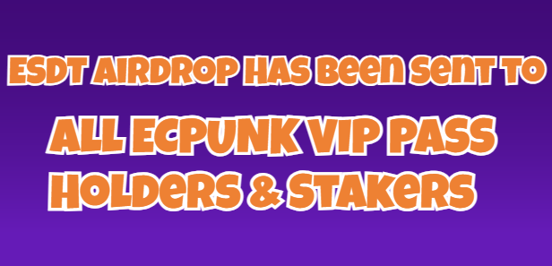 Citizens!! 🎉
Our weekly #ESDT airdrop distribution is complete. Rewards have been sent to all ECPUNK VIP PASS Holders &amp; Stakers. 🚀
Enjoy this Sunday with your rewards and stay tuned for more updates! 🔥