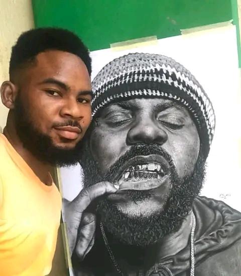 SpaceXCareer's tweet photo. Finally completed this piece
duration: 75hours
muse: @Odumodublvck_
medium: charcoal on paper
please Rt and tag him
©️https://t.co/pX9tu5pjhZ
#lovealwellartz #MLTD #charcoaldrawing #hyperrealis https://t.co/7CsTKB8KtN