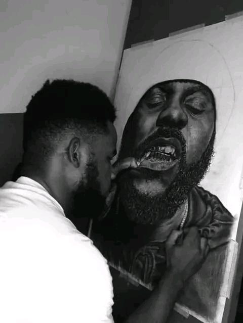 SpaceXCareer's tweet photo. Finally completed this piece
duration: 75hours
muse: @Odumodublvck_
medium: charcoal on paper
please Rt and tag him
©️https://t.co/pX9tu5pjhZ
#lovealwellartz #MLTD #charcoaldrawing #hyperrealis https://t.co/7CsTKB8KtN