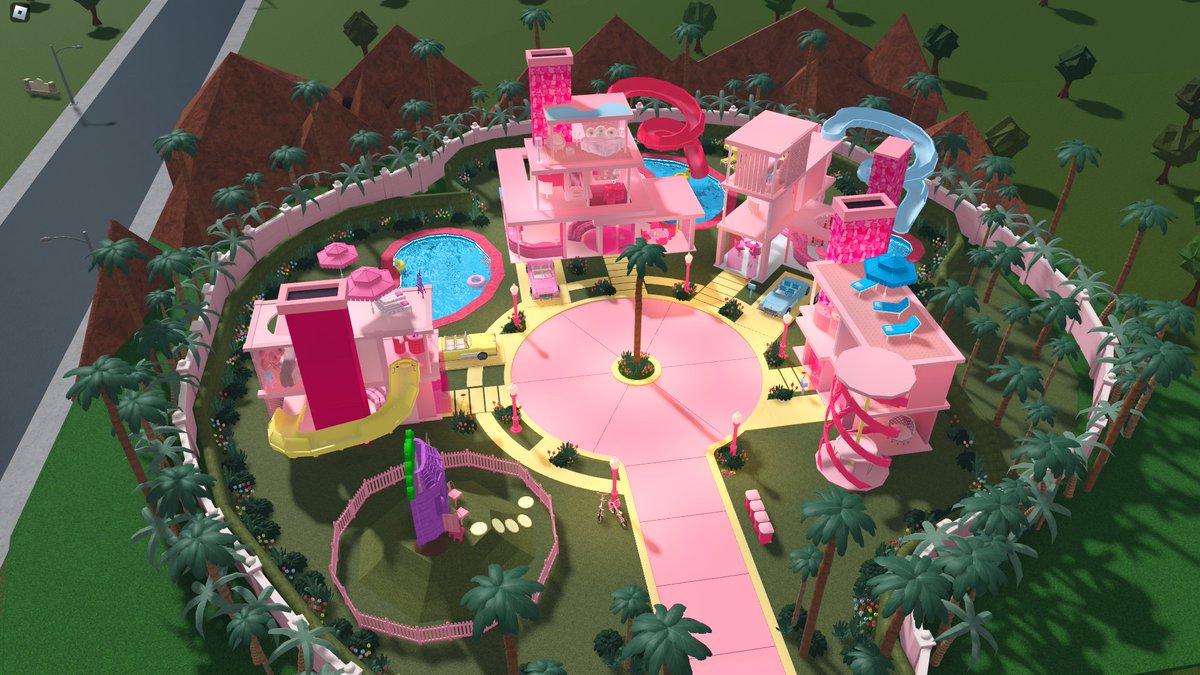 itsFloatie's tweet photo. Hey Barbies!!!!!! Finally get to post this build!
Barbie Land in Bloxburg 

Tour Video: https://t.co/azoOidS7LT

#bloxburg #bloxburgbuilds #Barbie 
@heybloxburg https://t.co/fEfS3DvkjW