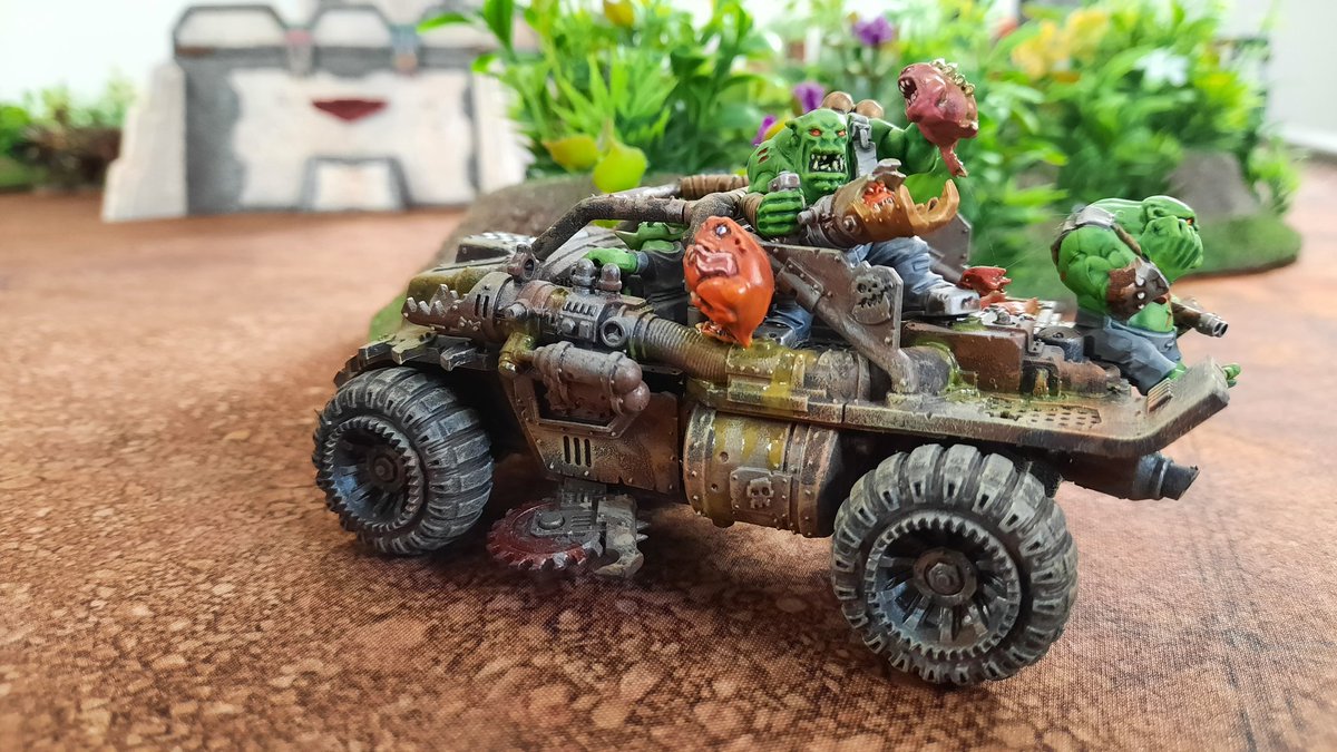 ChefoberbossM's tweet photo. Den Rukkatruck Squigbuggy finde ich in der 10. Edition richtig gut! Gerade gegen Infanterie!
36 Zoll
6W+6 Treffer
Blast
S5
AP -1
2 schaden 
Infanterie auf die 4+ treffen 

Und wie findet ihr den?

#newwh40k 
#tabletop 
#warhammer40k
#chefoberboss 
#putze 
#tabletop
#gamesworkshop https://t.co/8UUNwphNnU