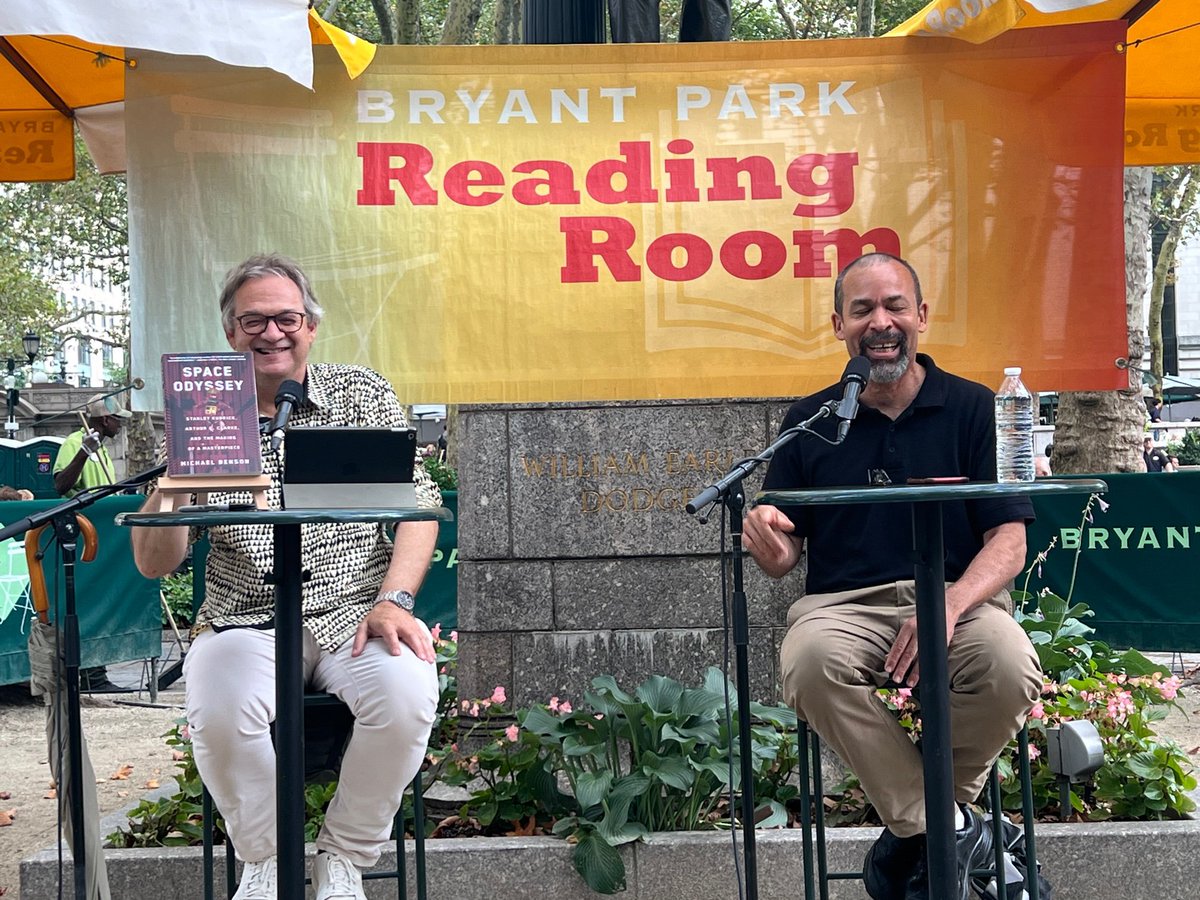 I had a great time last Monday talking 2001: A Space Odyssey with the very-informed &amp; good humored <a href="/ScottAdlerberg/">Scott Adlerberg</a>, thanks to everyone for coming out with some great questions and observations! (Pic by Steve Lawrence)