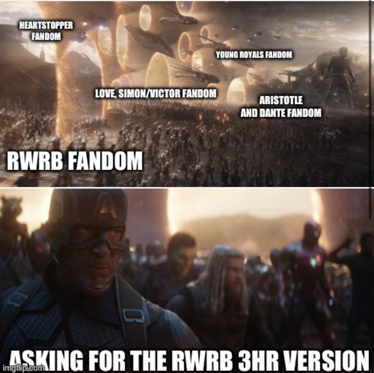 Iam_JayMarr's tweet photo. Booktok and the fandoms need the 3hr #RWRBMovie @PrimeVideo @RWRBonPrime https://t.co/rIp6yLb66U