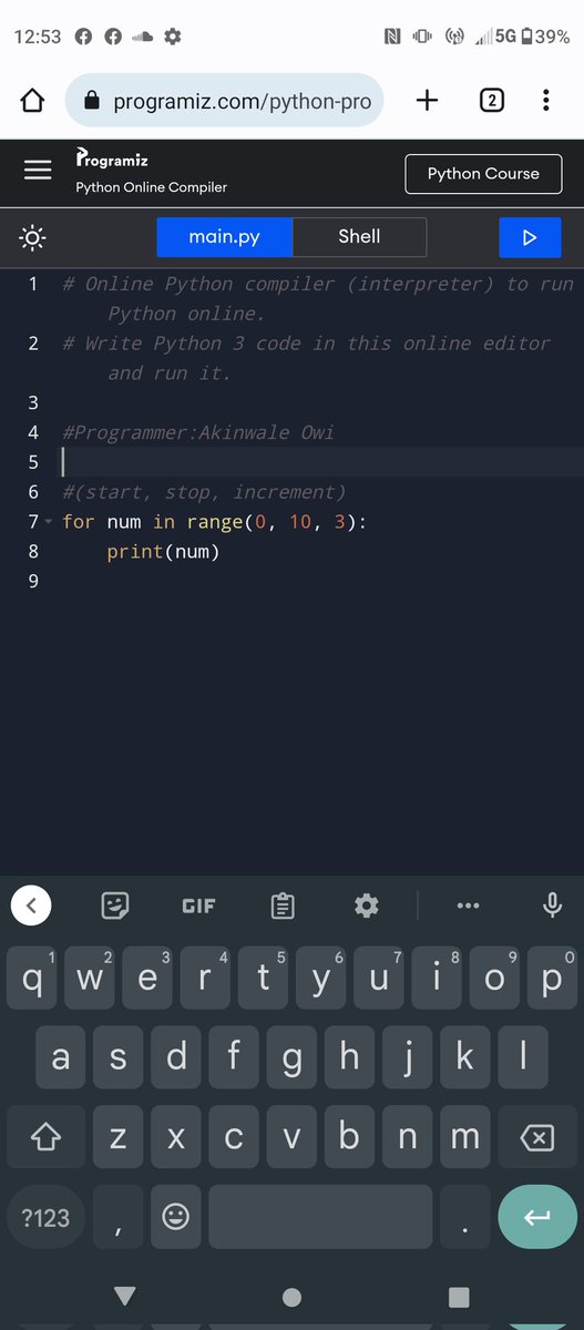 WallyOwi30's tweet image. Increment with the for bc who wants to be poor 👎?
#pythonprogrammers #learnpython