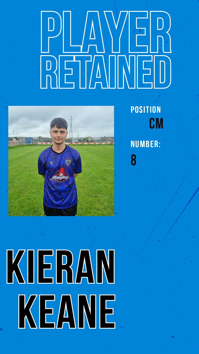 Another player from our back to back promotion squads we have managed to retain is kieran keane