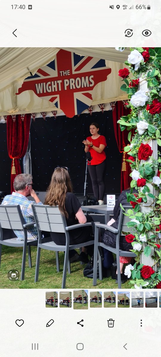 Nancyfrancesfox's tweet photo. On holiday and ended up performing at The Wight Proms! 
@BbmTracey @markrolfe75 https://t.co/1mDBvs1nlG