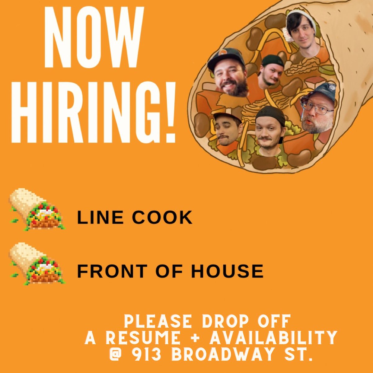 Happy Sunday! 

We’re looking to add a few more “key ingredients” to the team, if you know what we mean! 

Are you or someone you know looking for a job? If you want a fast-paced, fun environment with a great team of people and even better customers, you know where to find us!