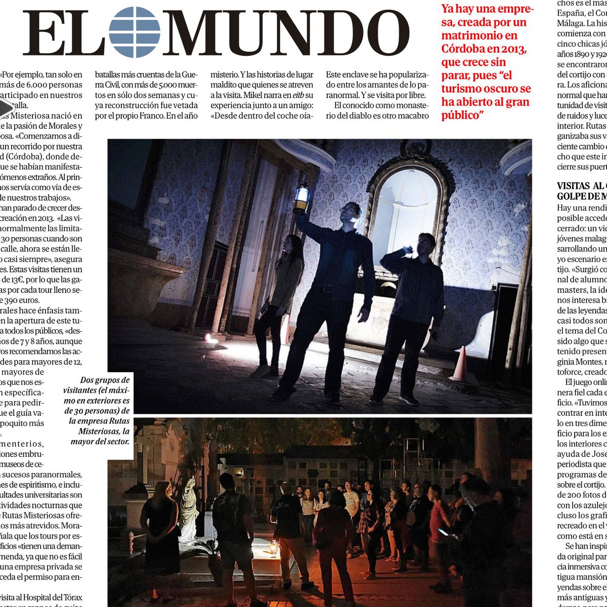 📷¡HOY SALIMOS EN 'EL MUNDO'!📷

Uno de los diarios más leídos de España se ha hecho eco de nuestras experiencias en su edición nacional, resaltando las buenas cifras que estamos cosechando esta temporada 👇👇