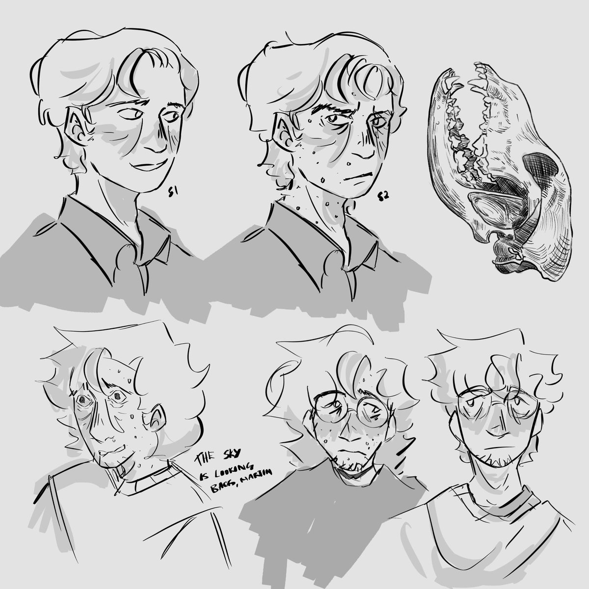 mad_morph7's tweet photo. some tma doodles for this week 
[tags: #tmafanart #timstokerfanart #martinblackwoodfanart #tmatimfanart #tmamartinfanart #jonsimsfanart #jonathansims #themagnusarchives ] https://t.co/SHvYHO8LJQ