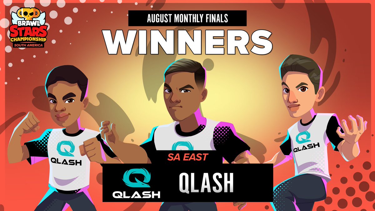 Brawl_esports's tweet photo. Upsetting SA East, @QLASH_Esports takes the very last Monthly Finals of 2023! 🔥

Congrats you guys!!!

@VTzimBS 
@KaioDogBS 
@TufaBS 
@EdinhooBs

#BSC23 https://t.co/ZrDKRCi0eG