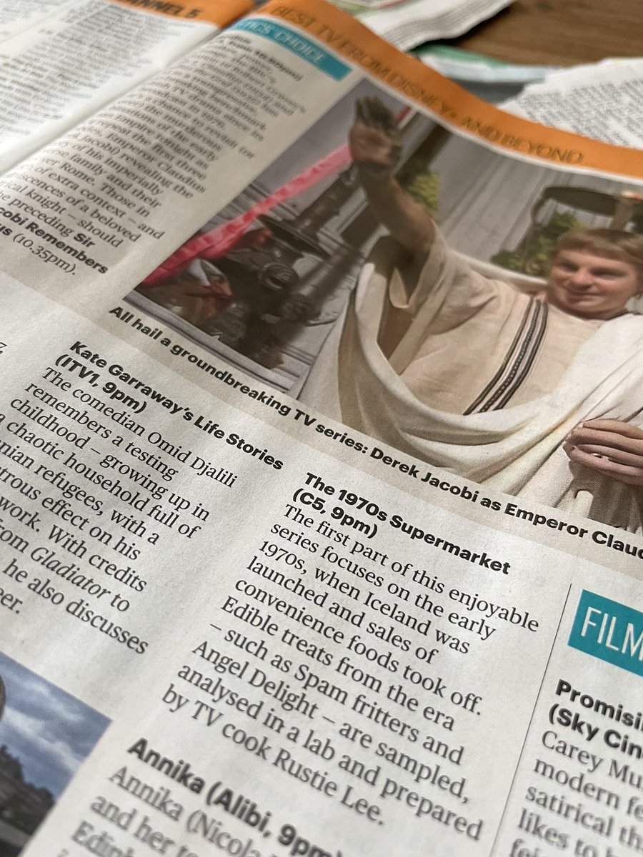 THE 1970s SUPERMARKET 
C5 9pm Weds Aug 16 : Picks of the Day galore &amp;  Sunday Times Critics Choice ‘the ultimate food fuelled nostalgia trip’ ‘an interesting lesson in how supermarkets evolved’ ‘a delicious wallow in nostalgia’ <a href="/Channel5Press/">5 Press</a> <a href="/ObjectiveMediaG/">ObjectiveMediaGroup</a> <a href="/channel5_tv/">Channel 5</a>