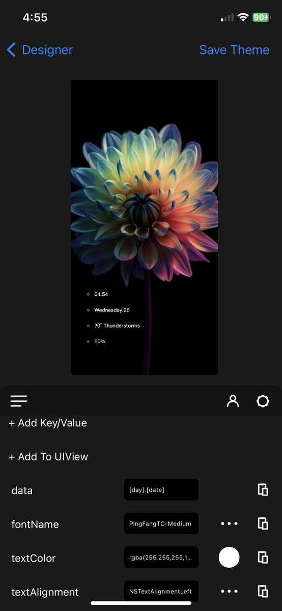Designer has been uploaded to my repo!

Create, download, share, and apply custom lockscreen and homescreen setups. Successor to LockPlus but on modern firmwares and built on native components.

Supports iOS13 - iOS16 (Root and Rootless jailbreaks)
