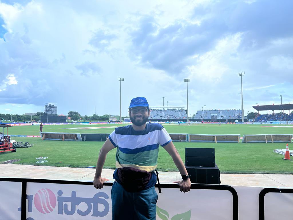 prateekmathur03's tweet image. Welcome #cricket in #usa! Thanks @windiescricket ! #wihome #WIvsInd #florida