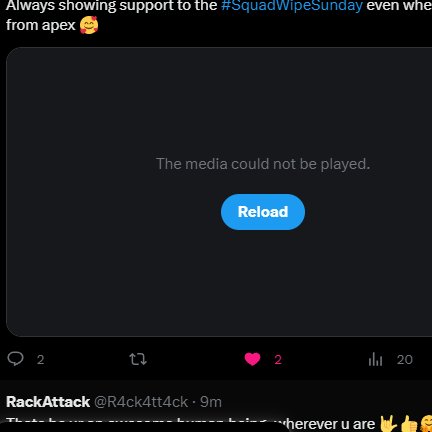 R4CK4TT4CK's tweet photo. Im getting lots of this and blank images today; that then are fine later... across PC & Mobile 🥱😮💨😮💨
#BrokenTwitter https://t.co/rC8wYJv5Vp