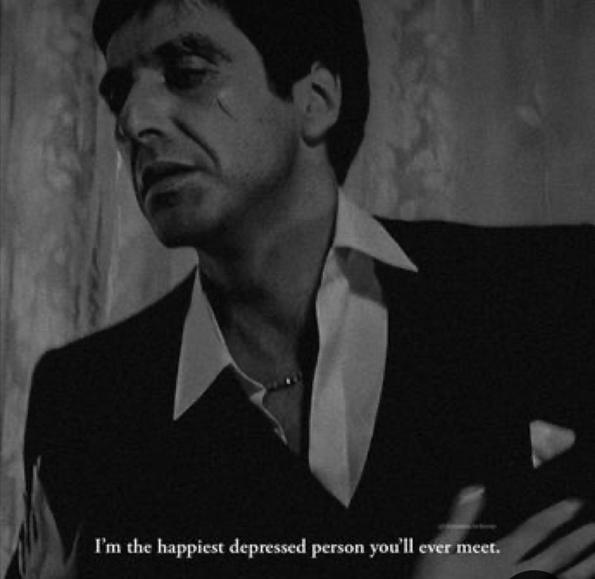 n5zi_'s tweet photo. I’m the happiest depressed person you’ll ever meet. https://t.co/XTETdGaekp